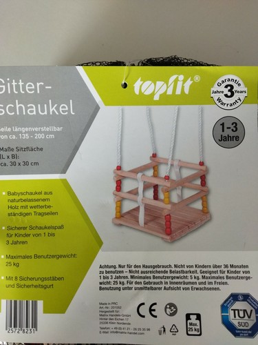 Babyschaukel aus holz - aus,