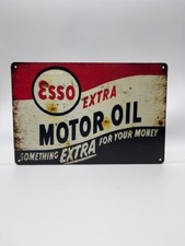 Blechschild esso motor oil - esso,