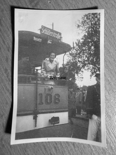 Foto straßenbahn dresden 1952 - dresden,