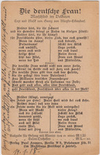 AK "Die deutsche Frau!" / Marschlied im Volkston / Georg von Mletzko-Eckersdorf