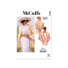McCalls Schnittmuster M8491 - Vintage 80's - Damenjacke - Damenblazer