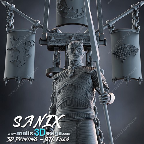 Printed resin knight - -,