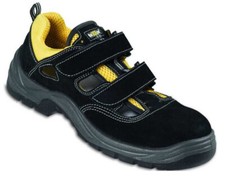 Sicherheitsschuhe Arbeitssandale S1 Arbeitsschuhe Sommer Sandale Klettverschluß 