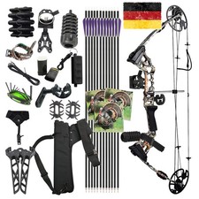 Compoundbogen Kit Einstellbar Jagd Sportbogen 20-70lbs Erwachsene Bogenschießen