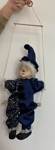 Harlekin porzellan figur - harlekin,