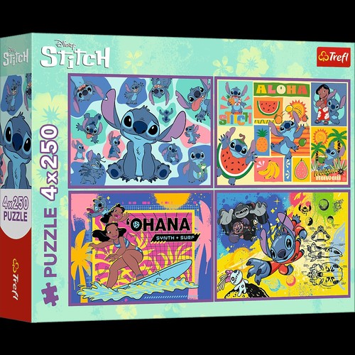 Puzzle trefl 4x250 - 4x250, stich