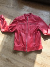 Rote Lederjacke Damen