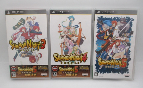 Psp summon night 5 - 3,, 4,