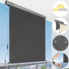 Senkrechtmarkise Außenrollo Sichtschutz Sonnenschutz Balkon Markise Balkonrollo