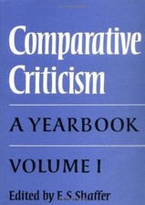 Comparative Criticism: Volume