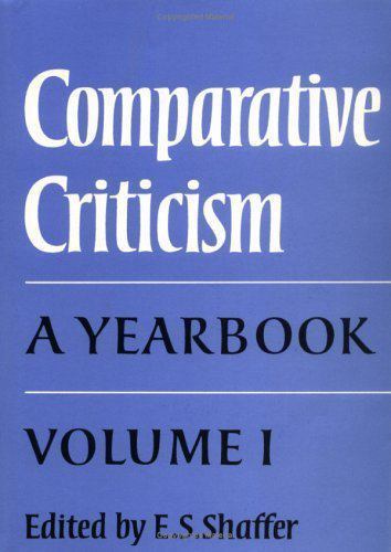 Comparative criticism volume - criticism:,