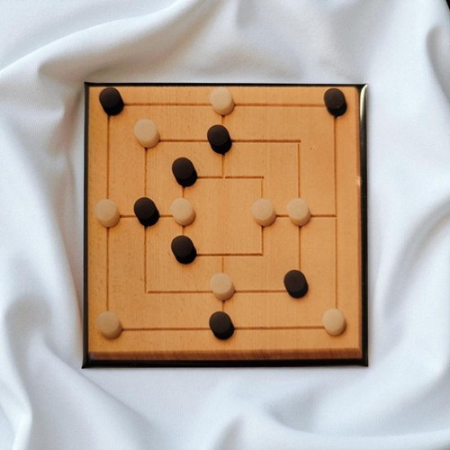 Mühle spielbrett retro - spielbrett, |