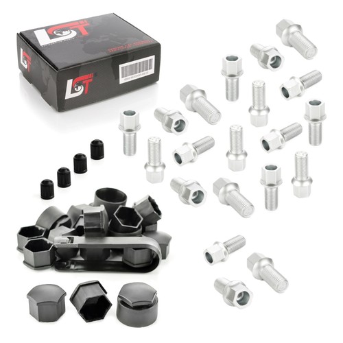 20x wheel bolts - set, caps