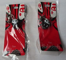 Skelanimals Glow in the Dark Dax Schlüsselanhänger x 2 von Toynami im Jahr 2007