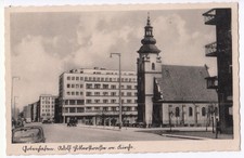 Gotenhafen AH Straße m. Kirche  Gdynia Danzig Polen 1940