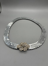 Org. Design Gürtel Srass/Pailetten Retro VINTAGE 70/80er Jahre 87cm  rar #D1/6