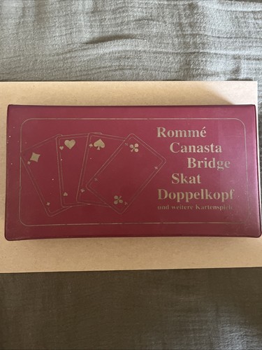 Kartenspiel rommé canasta - kartenspiel,