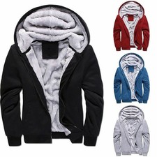 Herren Teddy-Fell Sweatjacke
