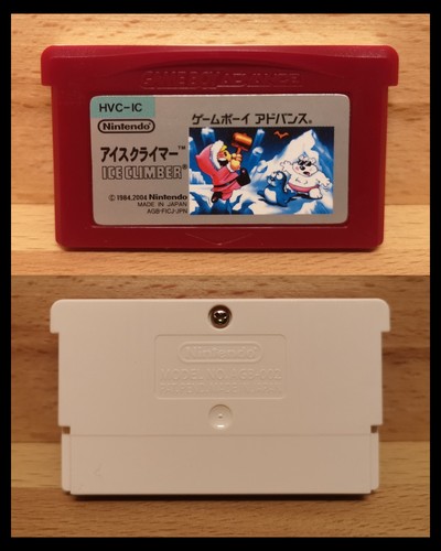 Game boy advance ice climber - game,
