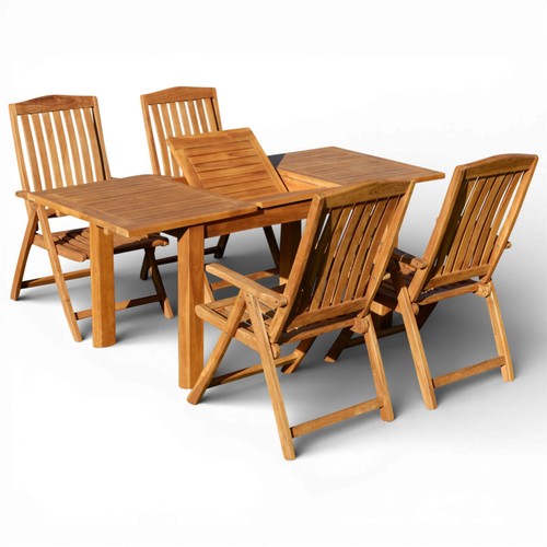 Teak gartenmöbel set - teak,