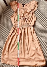 H&M Satin? Kleid Volant Gr.38