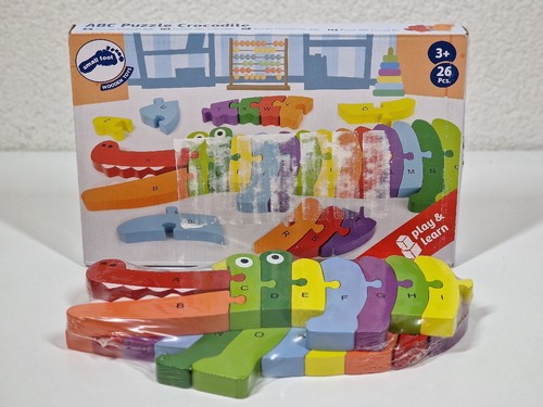 Small foot puzzle krokodil abc - small,