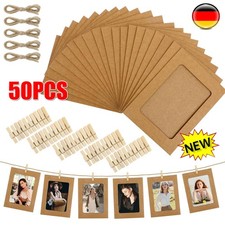 50Pcs Papier Bilderrahmen Set