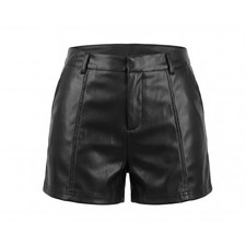 Damen Leder-Shorts