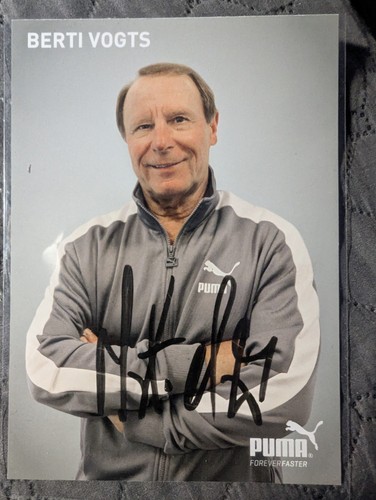 Berti vogts autogrammkarte - vogts,