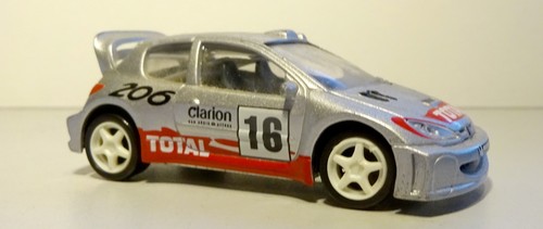 Norev peugeot 206 wrc - norev,, 1:64