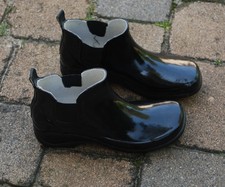 Damen Mädchen Gummistiefelette,schwarz, Größe 38,neuwertig,kaum getragen