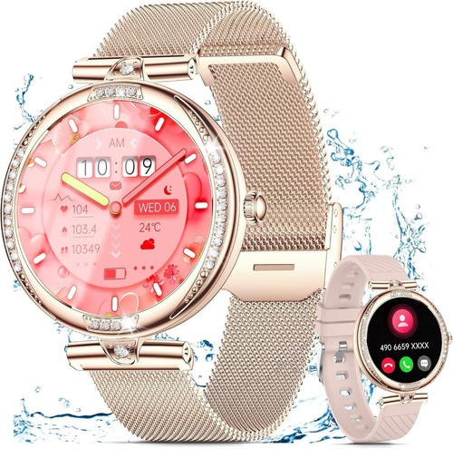 Smartwatch damen glitzer mit - smartwatch,