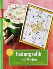 Fadengrafik mit Perlen