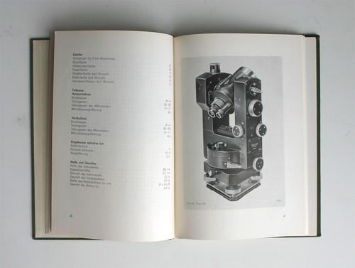 Buch über theodolit - buch,