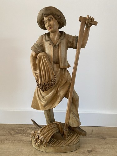 Holzfigur landwirt - holzfigur,