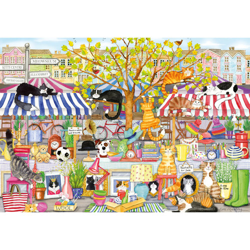 Puzzle katzen auf dem - puzzle,