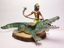 Schleich  Kenjok auf Krokodil