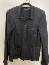 Leinenjacke Backstage, Gr. 2, Schwarz