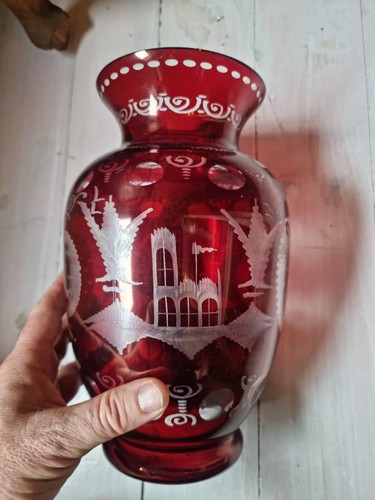 Böhmische egermann vase - böhmische,