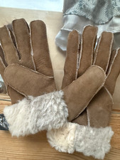 Lammleder Lammfell Handschuhe Gr. S / 7