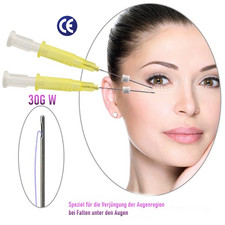 PLLA FÄDEN Fadenlifting Spezial Augenregion,W Stumpf,Kollagenstimulation,10Stk