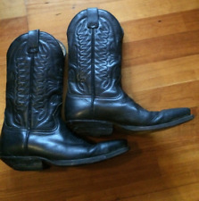 Westernstiefel Gr.36 Indian Dream Leder Schwarz Cowboystiefel Rarität 80er Jahre