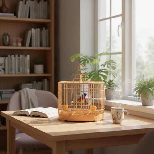 Runder vogelkäfig stabil - runder,