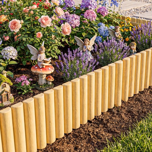 Outsunny gartenzaun zaun aus - outsunny,