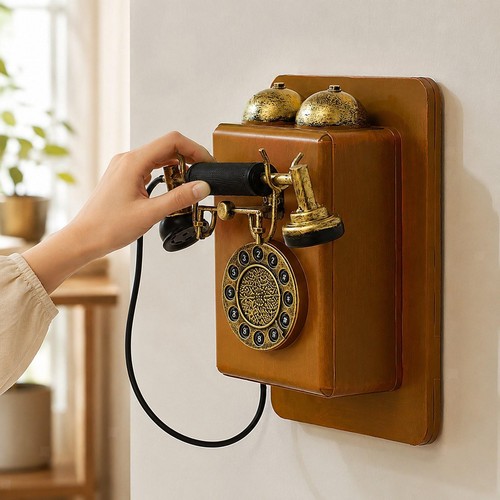 Antikes wählscheibentelefon - antikes,