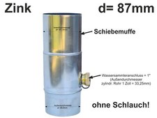 Zink Fallrohr Regensammler Eco