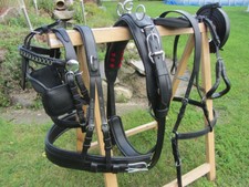 Eco Quick out Einspänner Brustblattgeschirr,  Gr K-Pony, schwarz   Leder