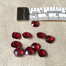 Set 10 alte Strasssteine Art