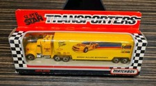 MATCHBOX SUPER STAR NASCAR TRANSPORTER 4 ERNIE IRVAN KODAK 