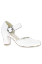 Trachtenpumps Sophia weiß